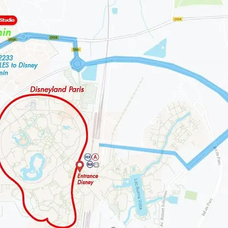 Apartment Magic - Disneyland Paris Shopping Village 9 Minutes *